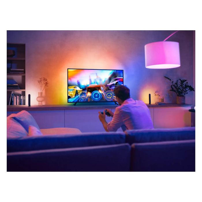 Philips Play Gradient Tira LED Luz Inteligente para TV de 75 Zoll, Blanco y Color, ZigBee, 1100 lm 5