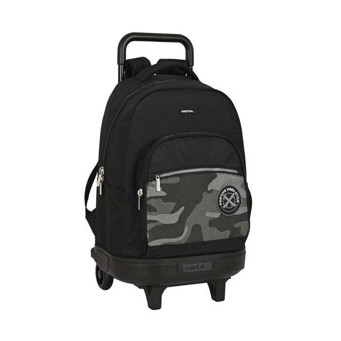 Mochila Safta Grande Con Ruedas Compact Extraible Stone 450x330x220 mm Mochila Safta Grande Con Ruedas Compact Extraible Stone 450x330x220 mm