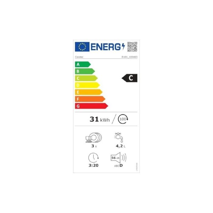 Lavavajillas Cecotec Bolero Aguazero 1100 Mini 1