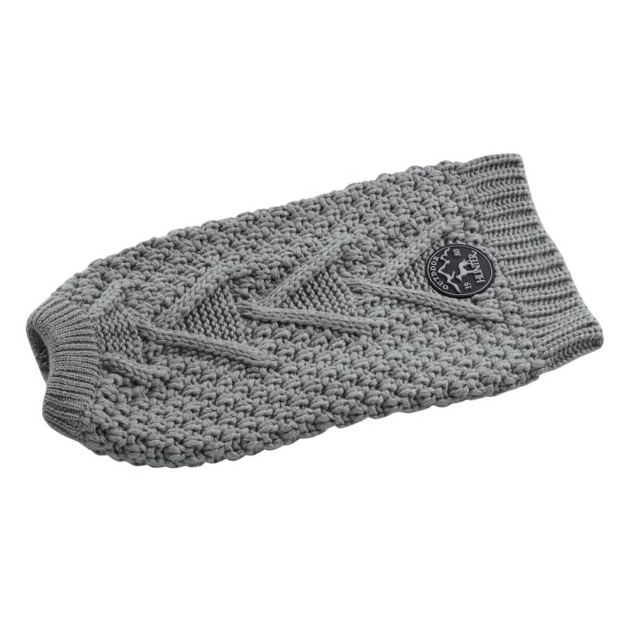 Hunter Perro Pullover Malmö Jersey Tejido 30 cm Gris 2