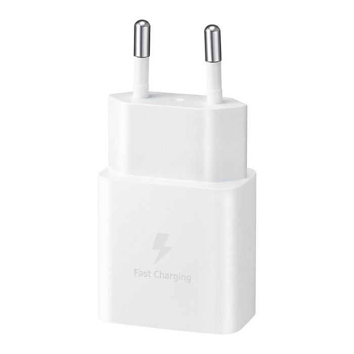 Samsung Cargador EP-T1510XWEGEU USB-C 15W + Cable USB-C Blanco