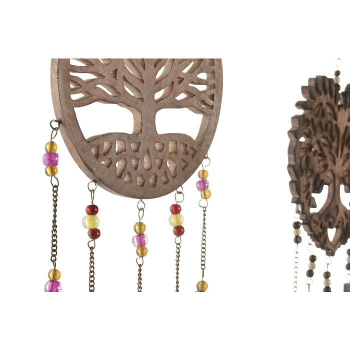 Decoracion Colgante Indio DKD Home Decor Marron 20 x 61 x 20 cm (3 Unidades) 1 Decoracion Colgante Indio DKD Home Decor Marron 20 x 61 x 20 cm (3 Unidades) 1