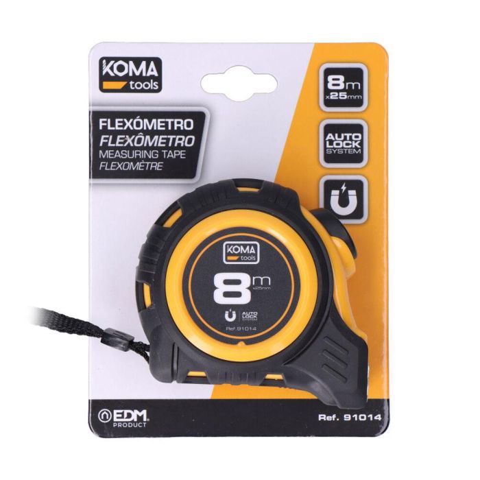 Koma Tools Magnet Flexómetro 8 m x 25 mm ABS 4