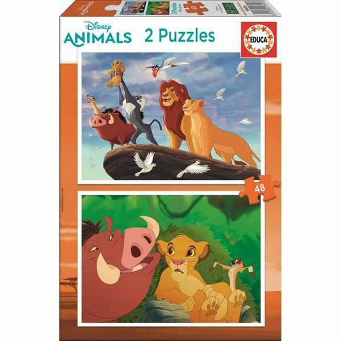 Puzzle 2x48 rey leon Puzzle 2x48 rey leon