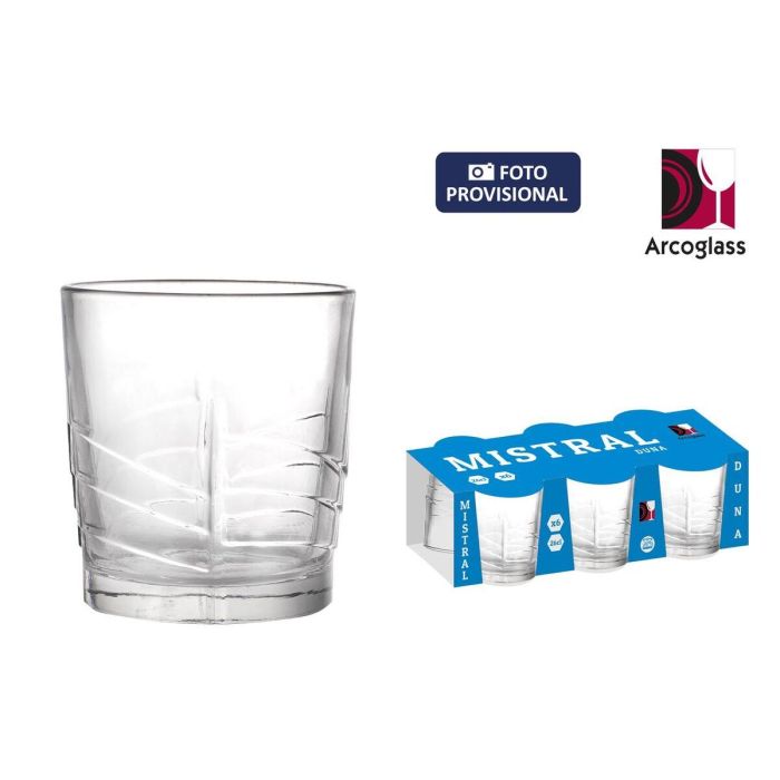 Set de Vasos La Mediterránea Mistral duna 6 Piezas (12 Unidades) 1 Set de Vasos La Mediterránea Mistral duna 6 Piezas (12 Unidades) 1