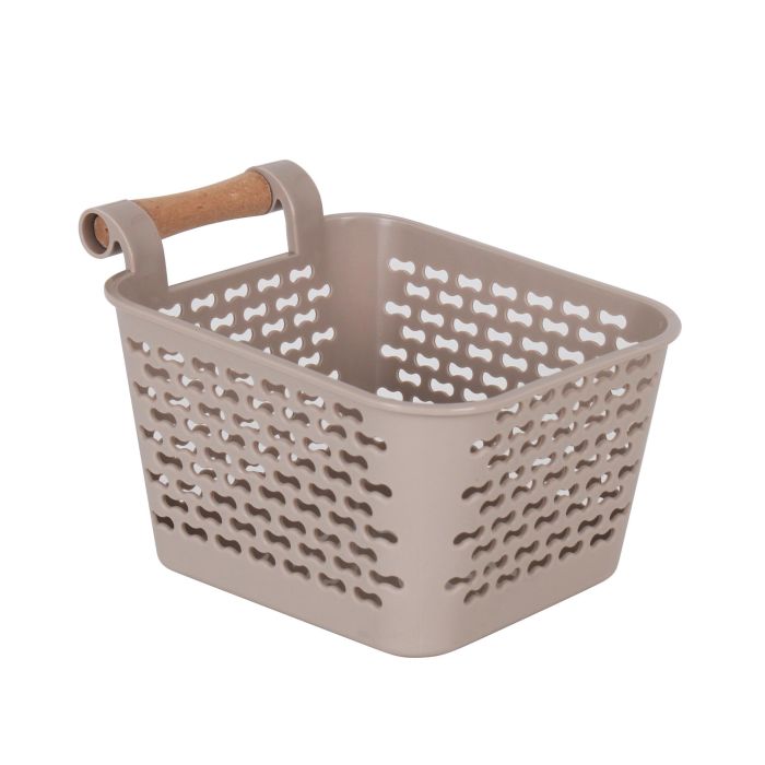 Cesta Multiusos con Asas de Madera 13x11x8 cm - Confortime (36 Unidades) 4