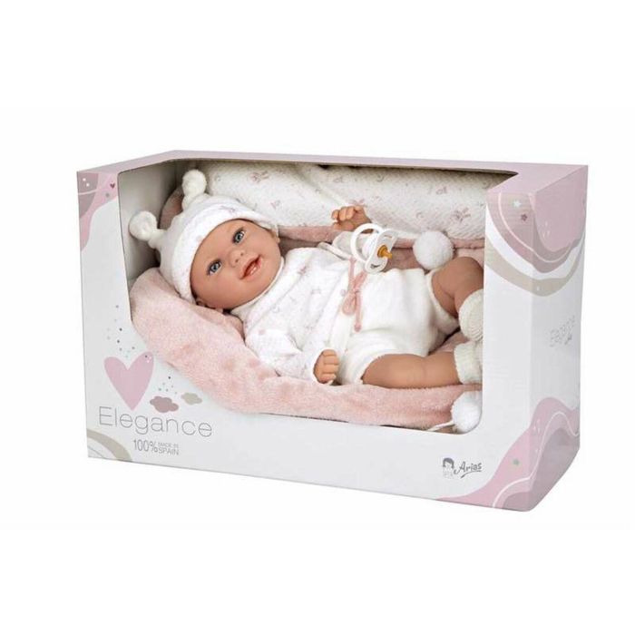 Muñeca elegance 35 cm babyto rosa c/manta (muñeco de peso) 15 Muñeca elegance 35 cm babyto rosa c/manta (muñeco de peso) 15