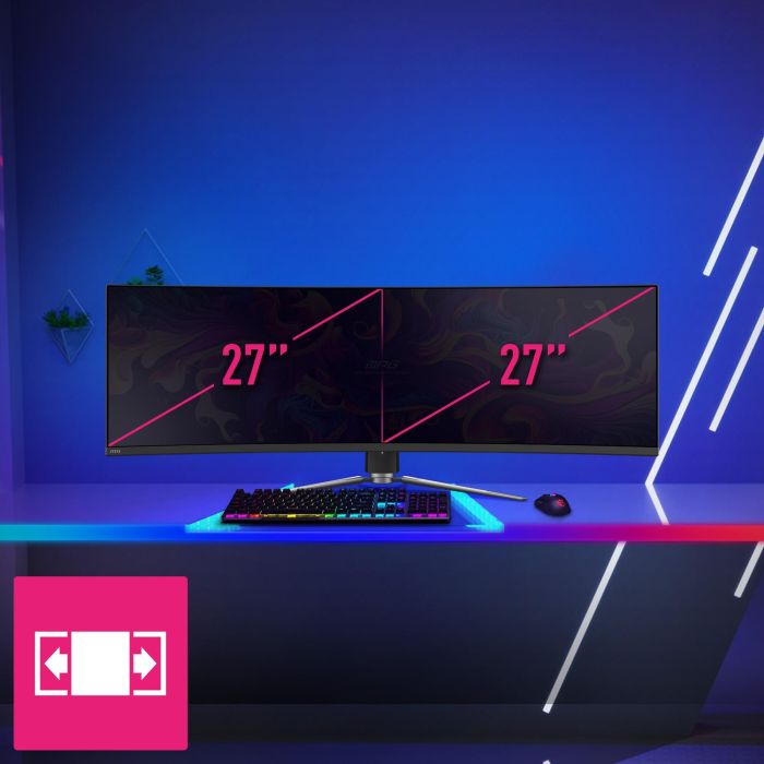 MPG 491CQPDE QD-OLED Curved Gaming Monitor 124.46cm (49"") 11 MPG 491CQPDE QD-OLED Curved Gaming Monitor 124.46cm (49"") 11