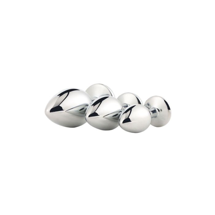 Plug Anal Dream Toys Gleaming Love Plateado 1 Plug Anal Dream Toys Gleaming Love Plateado 1
