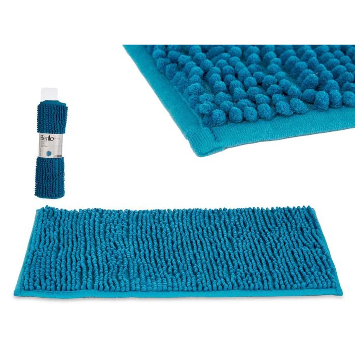 Alfombra de Baño Azul Mar 40x60 cm - Berilo (12 Unidades) Alfombra de Baño Azul Mar 40x60 cm - Berilo (12 Unidades)