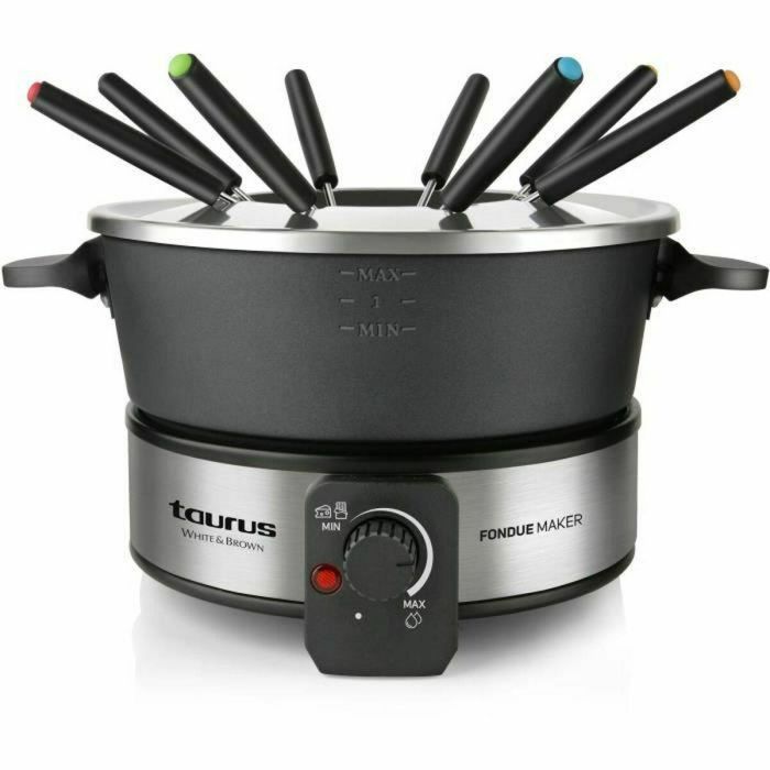 Fondue Taurus FF2 Negro Plateado 1000 W 0 Fondue Taurus FF2 Negro Plateado 1000 W 0