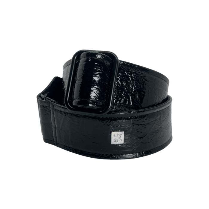 Correa Guit/Bajo - Distressed Vernice Black 1 Correa Guit/Bajo - Distressed Vernice Black 1