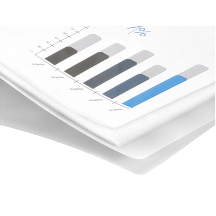 Liderpapel Carpeta Escaparate 47074 60 Fundas Polipropileno DIN A4 Transparente Translúcido 7