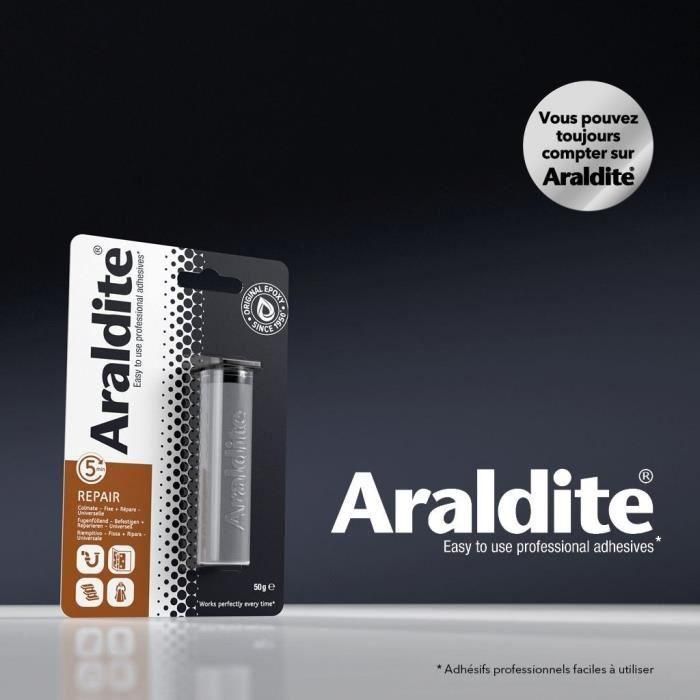 Araldite ARA1685558351934 Pasta Reparadora Epoxi 50 g – Ideal para Reparaciones y Rellenos 3 Araldite ARA1685558351934 Pasta Reparadora Epoxi 50 g – Ideal para Reparaciones y Rellenos 3