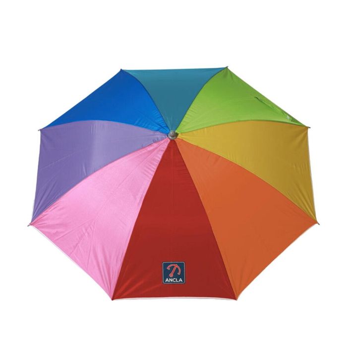 Parasol Arcoiris 160 cm Orient. Hierro Nylon Upf50+ 170T 22-25 mm