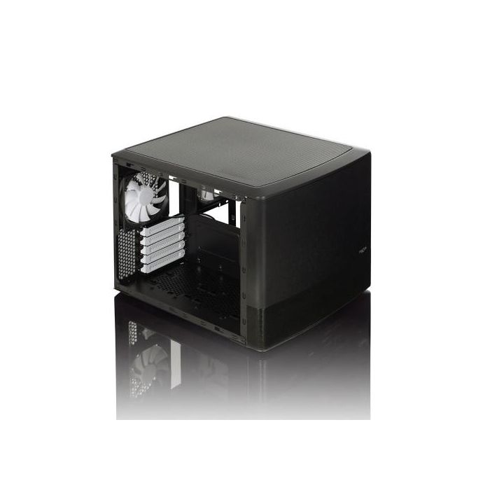 Fractal Design NODE 804 Cubo Negro PC con Ventiladores 120mm, Soporte para 2.5/3.5", Micro ATX - FD-CA-NODE-804-BL-W 6
