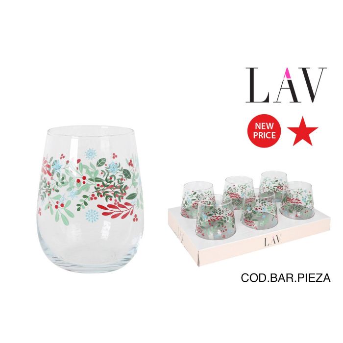 LAV Vaso Gaia Winter Bl, 475 ml, Modelo GAI365SB5017ATD, 7 x 11.5 x 7 cm (24 Unidades) LAV Vaso Gaia Winter Bl, 475 ml, Modelo GAI365SB5017ATD, 7 x 11.5 x 7 cm (24 Unidades)