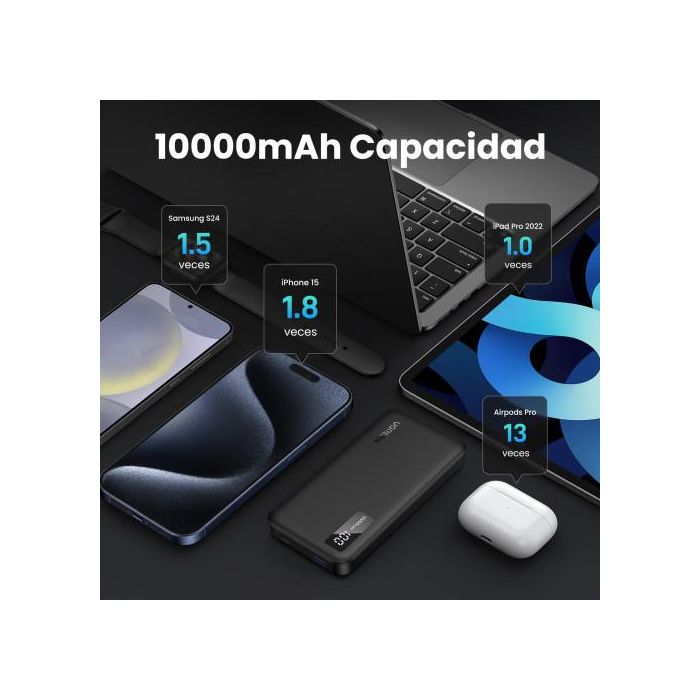 UGREEN UG25742 Batería Externa Power Bank Ión de Litio 10000 mAh Carga Rápida Negro 14 UGREEN UG25742 Batería Externa Power Bank Ión de Litio 10000 mAh Carga Rápida Negro 14
