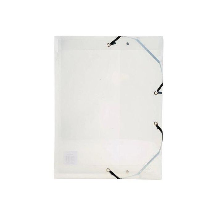 Carpeta De Proyectos Exacompta Exabox Pp Cristal A4 Gomas 6 Cm 8 unidades