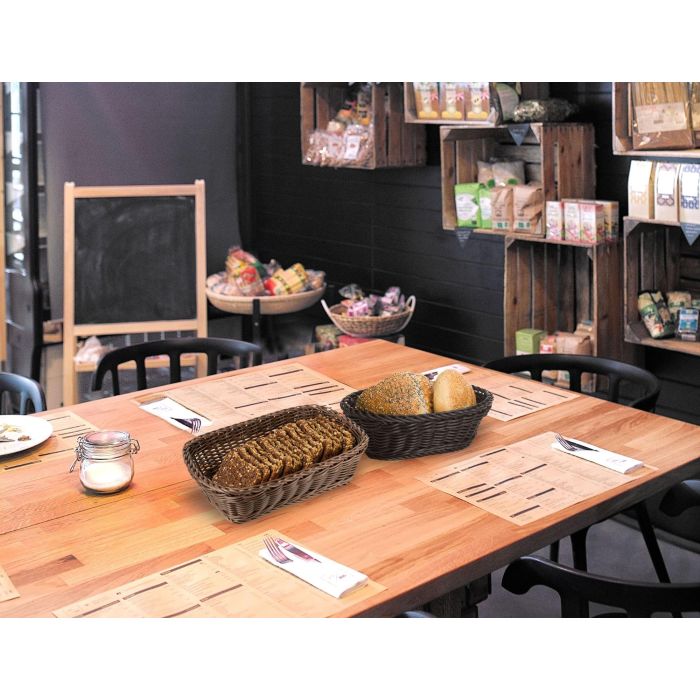Cesta Pan Rectangular Pp 32.5X13.5C My Bar (18 Unidades) 2 Cesta Pan Rectangular Pp 32.5X13.5C My Bar (18 Unidades) 2