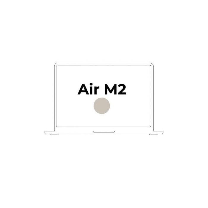 Apple Macbook Air 13.6"/ M2 8-Core CPU/ 8GB/ 512GB SSD/ 10-Core GPU/ Blanco Estrella Apple Macbook Air 13.6"/ M2 8-Core CPU/ 8GB/ 512GB SSD/ 10-Core GPU/ Blanco Estrella