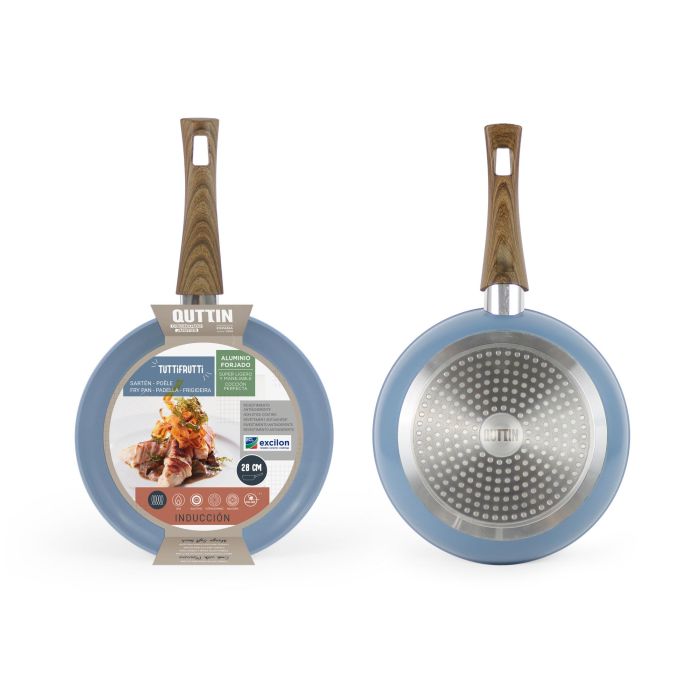 Sartén 28 cm aluminio forjado inducción Tuttifrutti Quttin - Inde (6 Unidades) 6 Sartén 28 cm aluminio forjado inducción Tuttifrutti Quttin - Inde (6 Unidades) 6