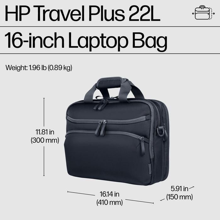 HP Travel Plus 22L 16-inch Laptop Bag 3