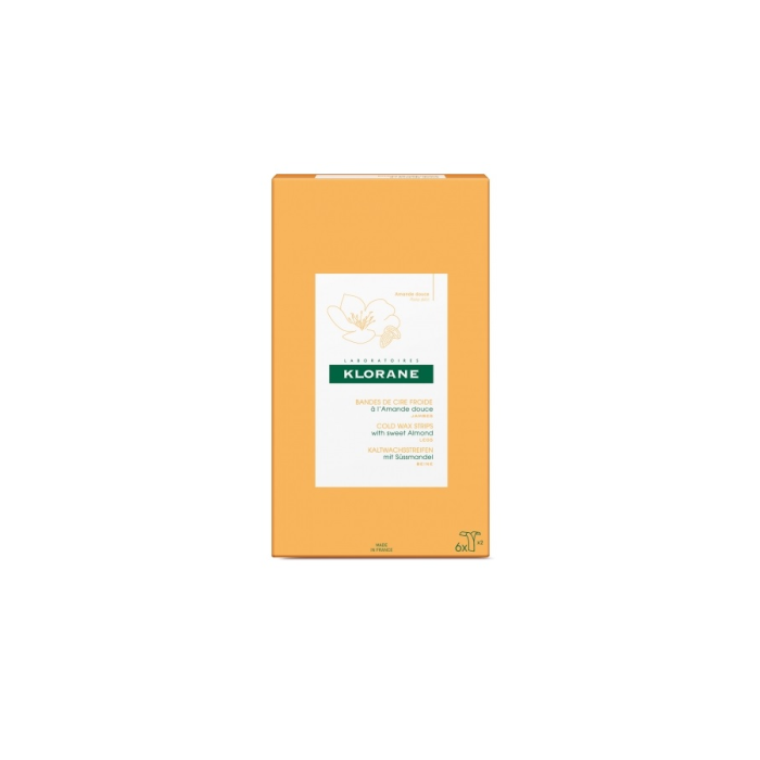Klorane Banda Depilatoria Cera Fría Corporal x 6 Unidades