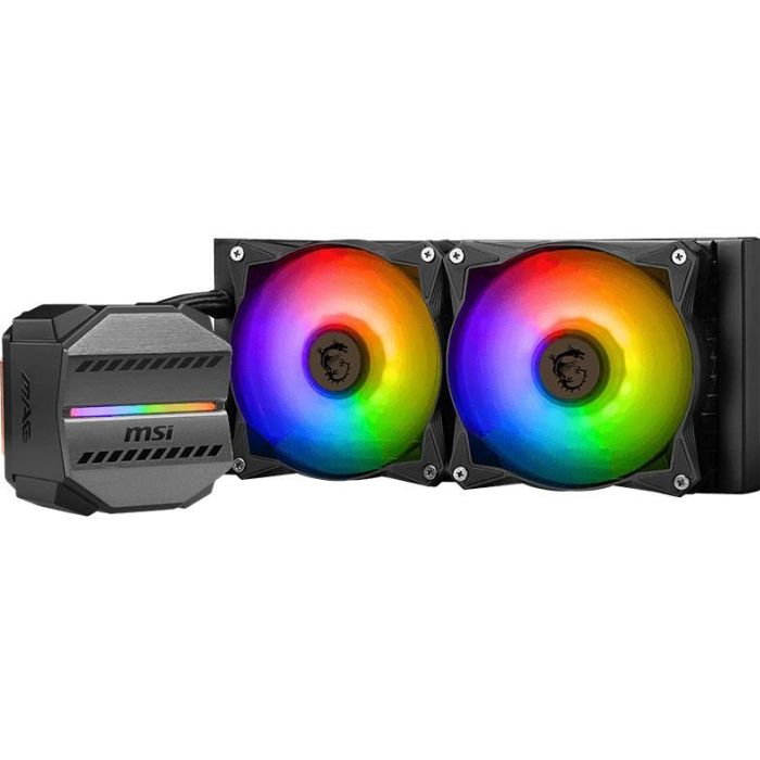 MSI MAG Coreliquid M240 Sistema de Refrigeración Líquida AIO para Procesador, 24 cm, Negro, 2 Ventiladores RGB 2 MSI MAG Coreliquid M240 Sistema de Refrigeración Líquida AIO para Procesador, 24 cm, Negro, 2 Ventiladores RGB 2