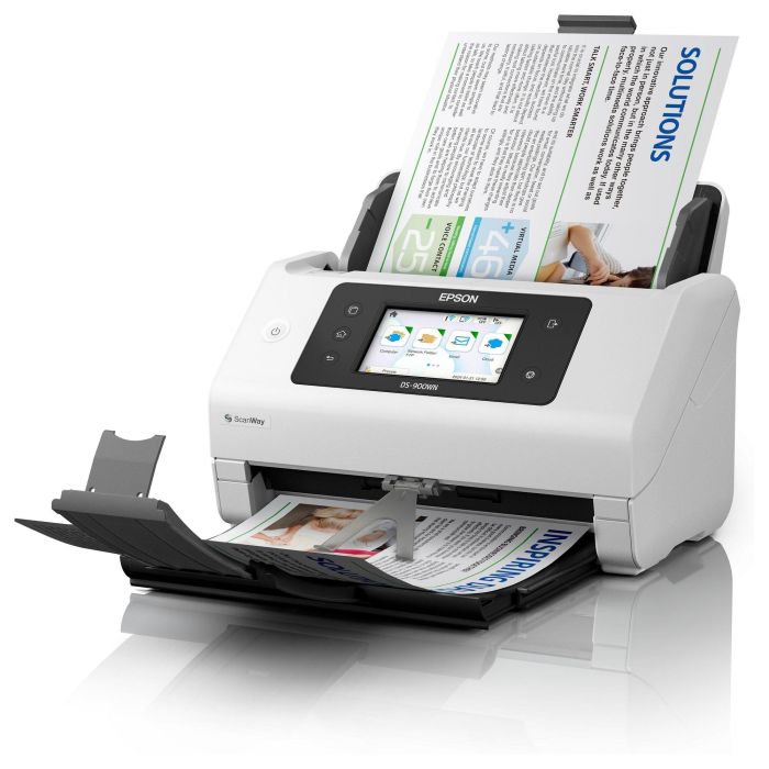 Epson WorkForce DS-900WN Scanner A4, WiFi, 70ppm/140ipm, Alimentador 100 hojas 6