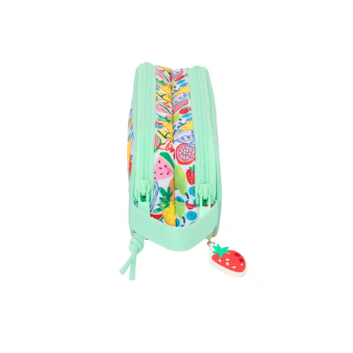 Safta Estuche Portatodo Doble Dora con Dos Cremalleras 80x210x60 mm 2