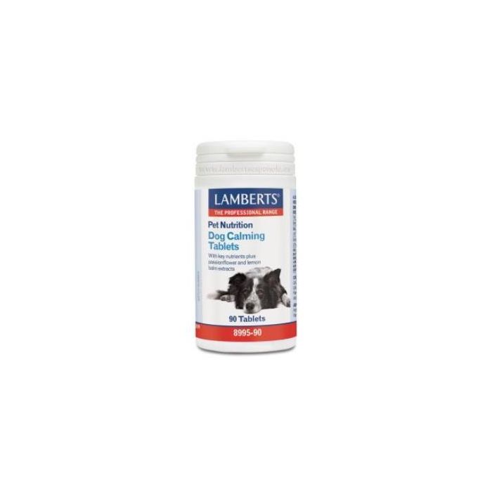 Lamberts 8995-90 Dog Calming Tablets 90 Comprimidos Sabor Vacuno/Hígado para Reducir el Estrés y la Ansiedad en Perros