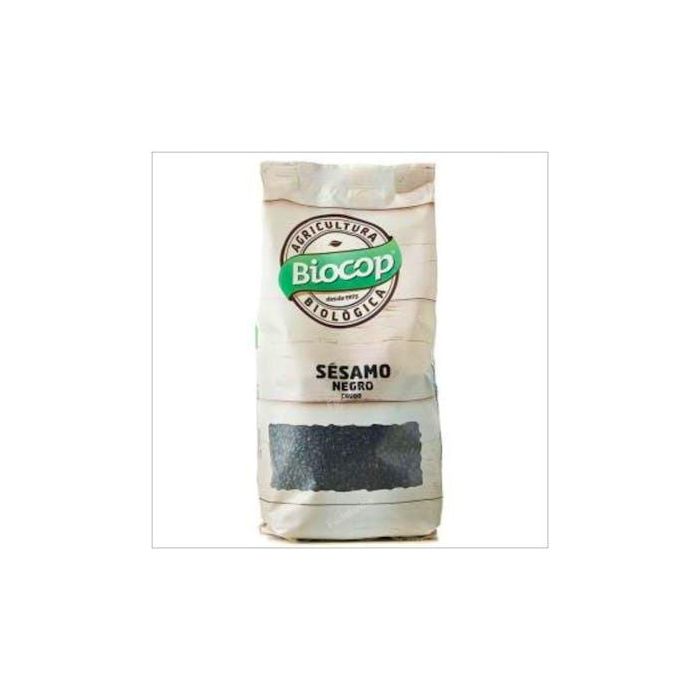 BIOCOP Semillas de Sésamo Negro Crudo Bio 250g - Alto en Calcio y Hierro, Ideal para Cocina Saludable