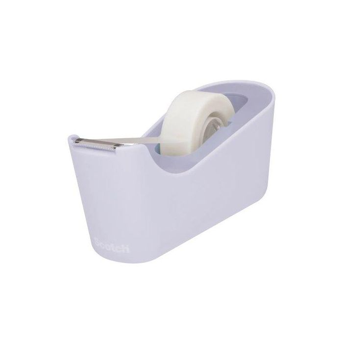 Portarrollos Scotch C18 Lavanda + 1 Rollo Magic 19X33