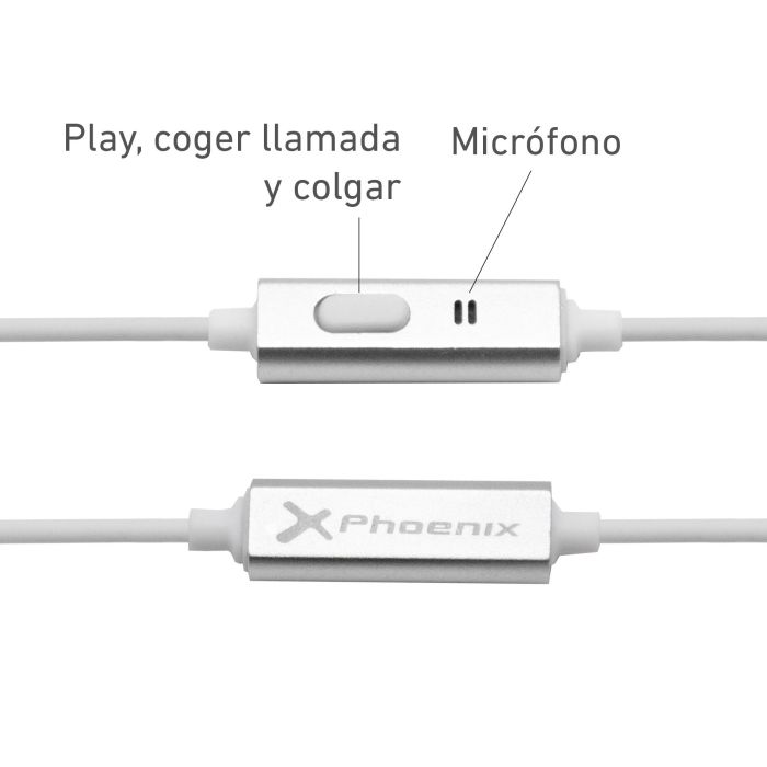 Auriculares Topsound Con Manos Libres Blancos 3 Auriculares Topsound Con Manos Libres Blancos 3