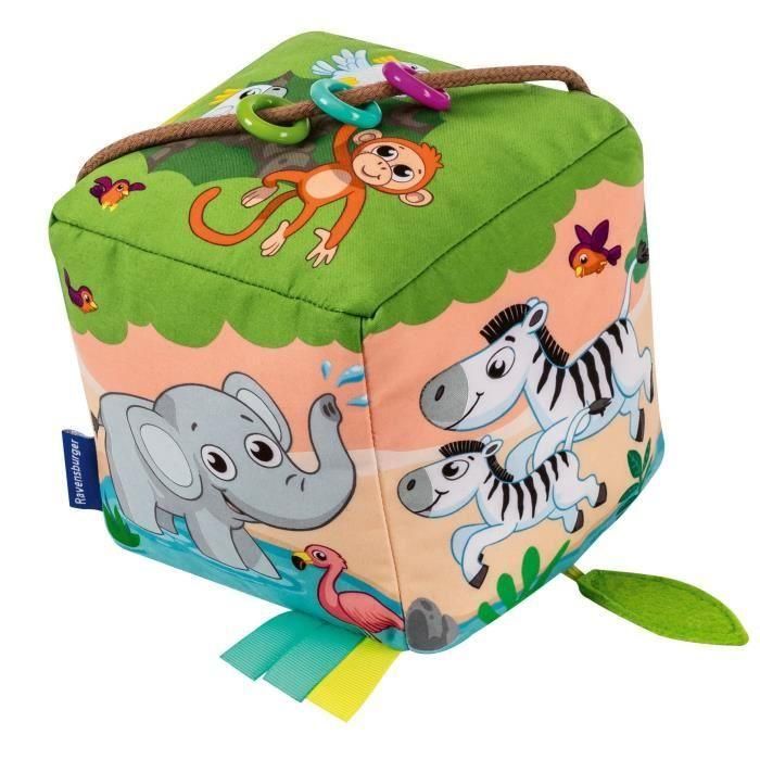 Ravensburger -PLAY + - Mi cubo de actividades sonoro de animales salvajes - A partir de 6 meses - Versión francesa - 34009 2 Ravensburger -PLAY + - Mi cubo de actividades sonoro de animales salvajes - A partir de 6 meses - Versión francesa - 34009 2