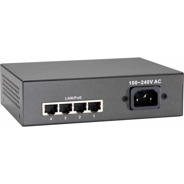 Level One FEP-0511 Switch 5 Puertos Fast Ethernet 65W con 4 Puertos PoE