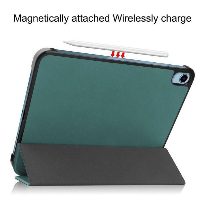 CoreParts For Apple iPad 10th Gen 10.9-inch (2022) Tri-fold Caster Hard Shell Cover with Auto Wake Function - Dark Green 4 CoreParts For Apple iPad 10th Gen 10.9-inch (2022) Tri-fold Caster Hard Shell Cover with Auto Wake Function - Dark Green 4
