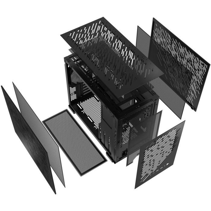 XPG Valor Air Nano mATX Mini Tower schwarz USB C Mesh 6 XPG Valor Air Nano mATX Mini Tower schwarz USB C Mesh 6