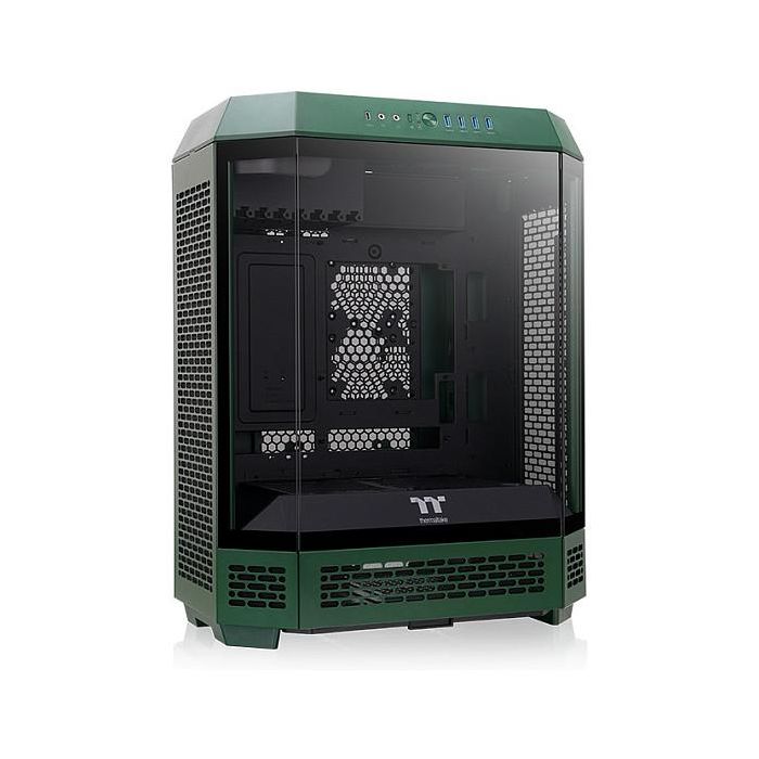 Thermaltake The Tower 600 TG Racing Green Midi Tower PC Juego Vidrio Templado 2