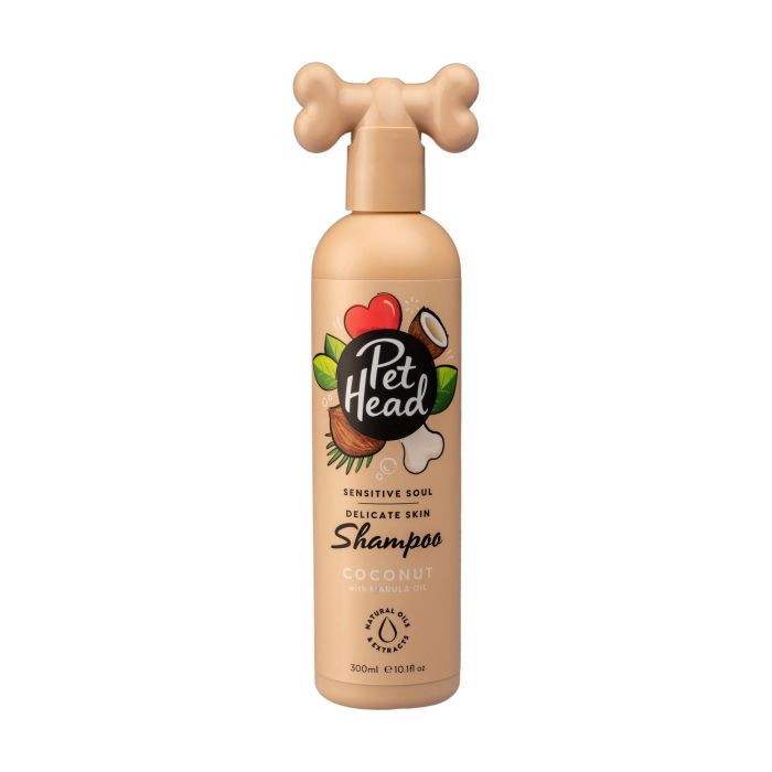 Pet Head Sensitive Soul Champú para Piel Delicada con Avena y Marula, Aroma a Coco, 300 mL 4