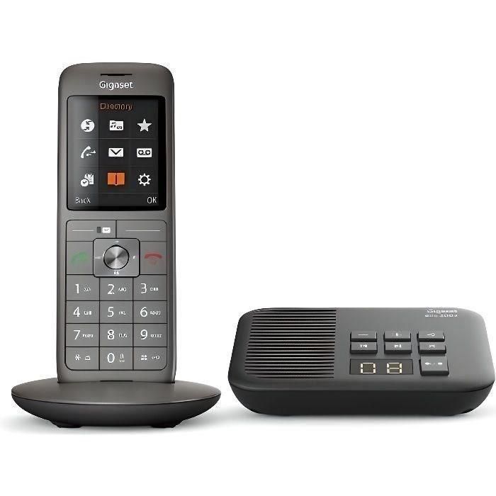 Teléfono fijo GIGASET CL 660 A Antracita Teléfono fijo GIGASET CL 660 A Antracita