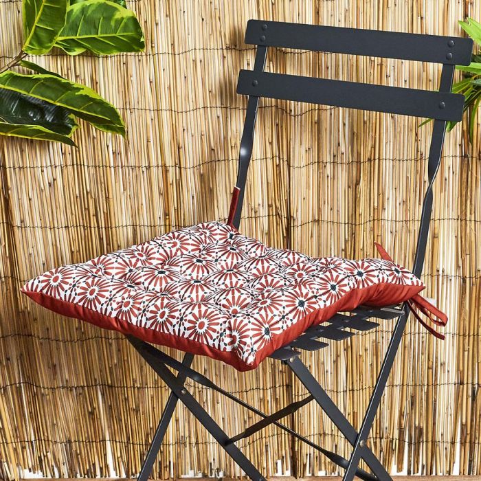 Home Deco Factory Cojín Silla Patio 40x40 cm Poliéster 3 Home Deco Factory Cojín Silla Patio 40x40 cm Poliéster 3