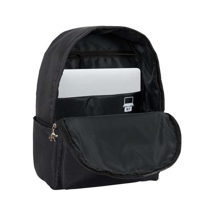 Mochila para Portátil Mickey Mouse Clubhouse Teen Mood Negro 31 x 40 x 16 cm 6 Mochila para Portátil Mickey Mouse Clubhouse Teen Mood Negro 31 x 40 x 16 cm 6