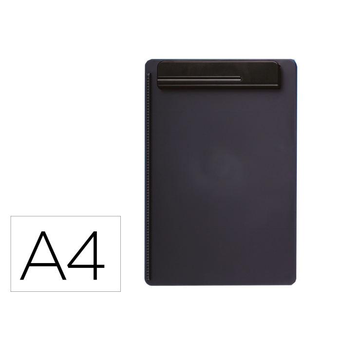 Maul Portanotas DIN A4 Plástico Reciclado con Pinza, Negro 0 Maul Portanotas DIN A4 Plástico Reciclado con Pinza, Negro 0