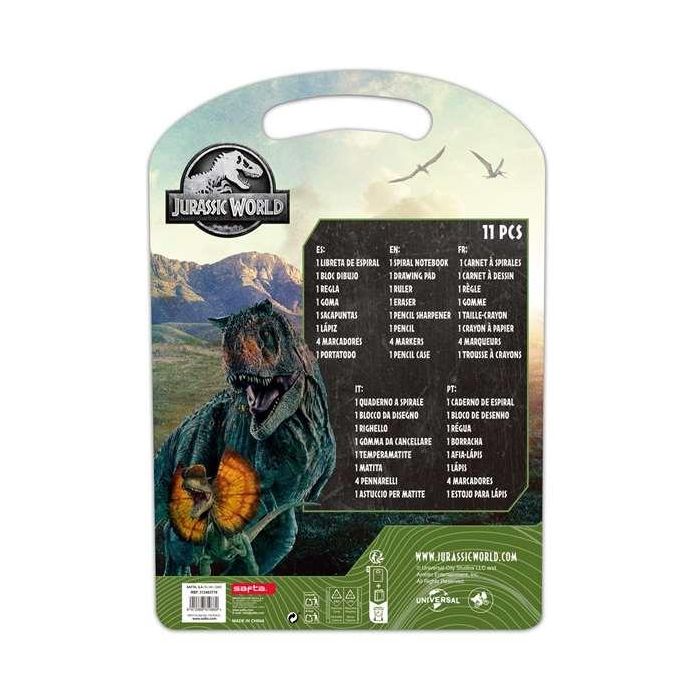 Set escritura jurassic world 27x37,5x3 cm 1 Set escritura jurassic world 27x37,5x3 cm 1