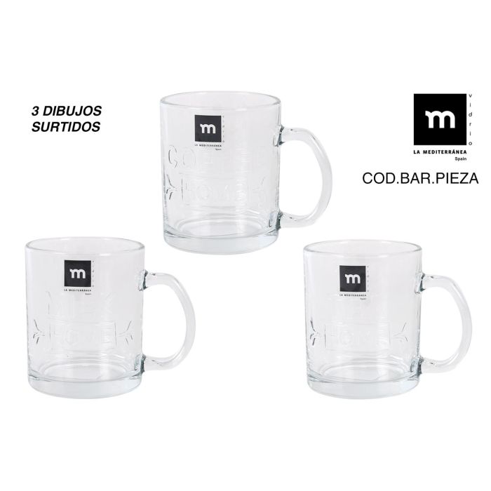 Taza Prb 350 ml con dibujos surtidos "Megan" - La Mediterranea (36 Unidades) Taza Prb 350 ml con dibujos surtidos "Megan" - La Mediterranea (36 Unidades)