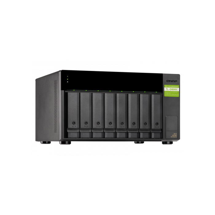 QNAP TL-D800C caja para disco duro externo Carcasa de disco duro/SSD Negro, Gris 2.5/3.5" 2 QNAP TL-D800C caja para disco duro externo Carcasa de disco duro/SSD Negro, Gris 2.5/3.5" 2