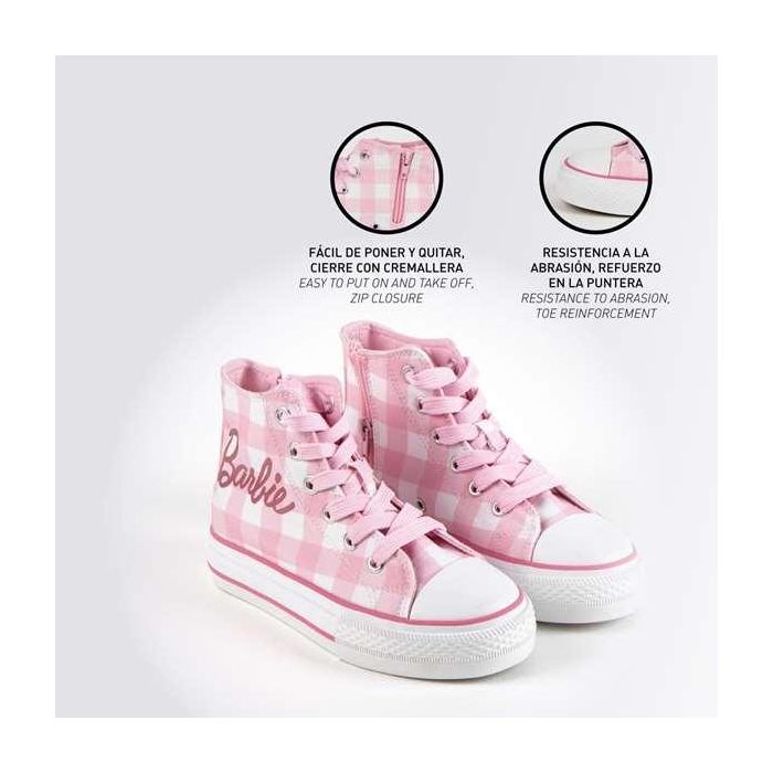 Zapatilla loneta suela tpr alta barbie t032 4 Zapatilla loneta suela tpr alta barbie t032 4