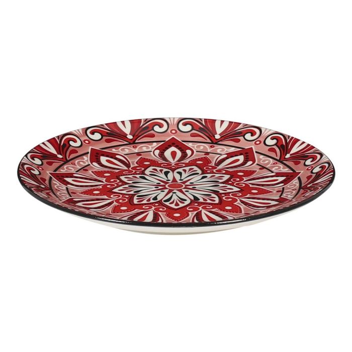 Plato Jaipur Home Deco Factory diámetro 19 ROJO cm ROJO  2